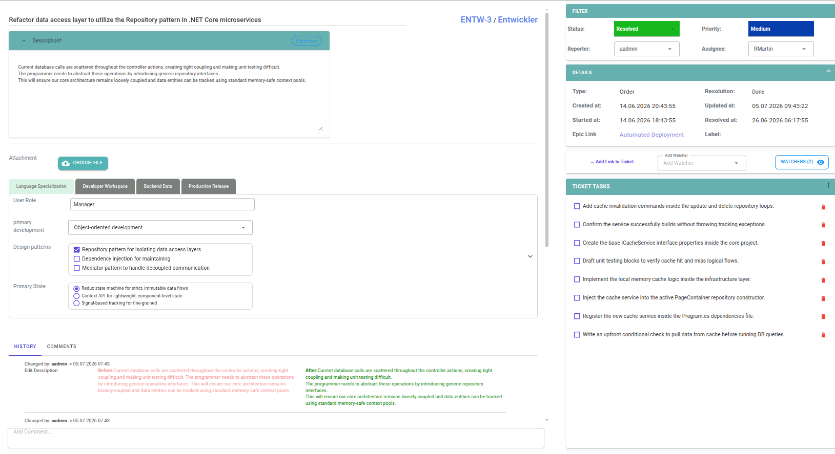 Workflow Designer Screenshot